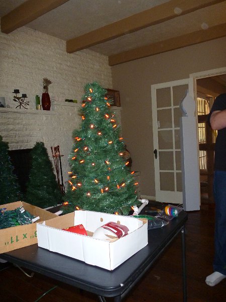 P1000168.JPG - John with his version of the mini-tree